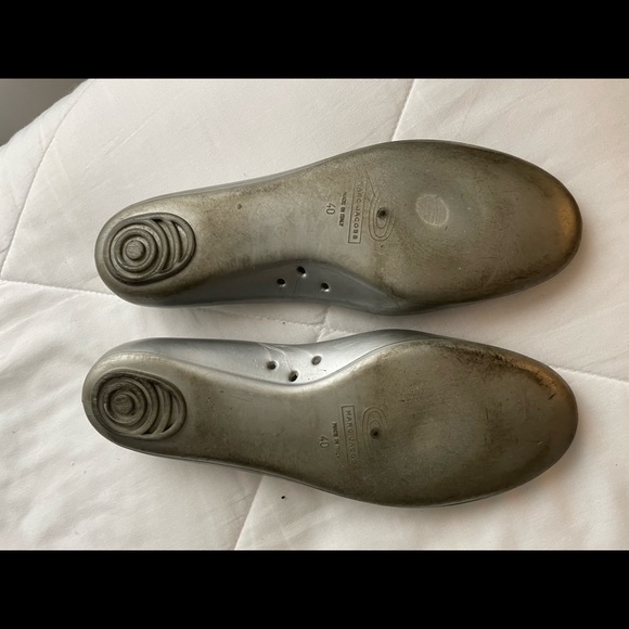 MARC JACOBS SILVER FLATS SIZE 40 - Picture 3 of 4